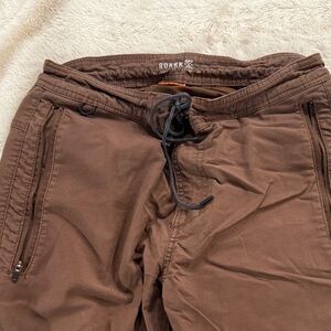 Roark Chocolate Brown Drawstring Pants